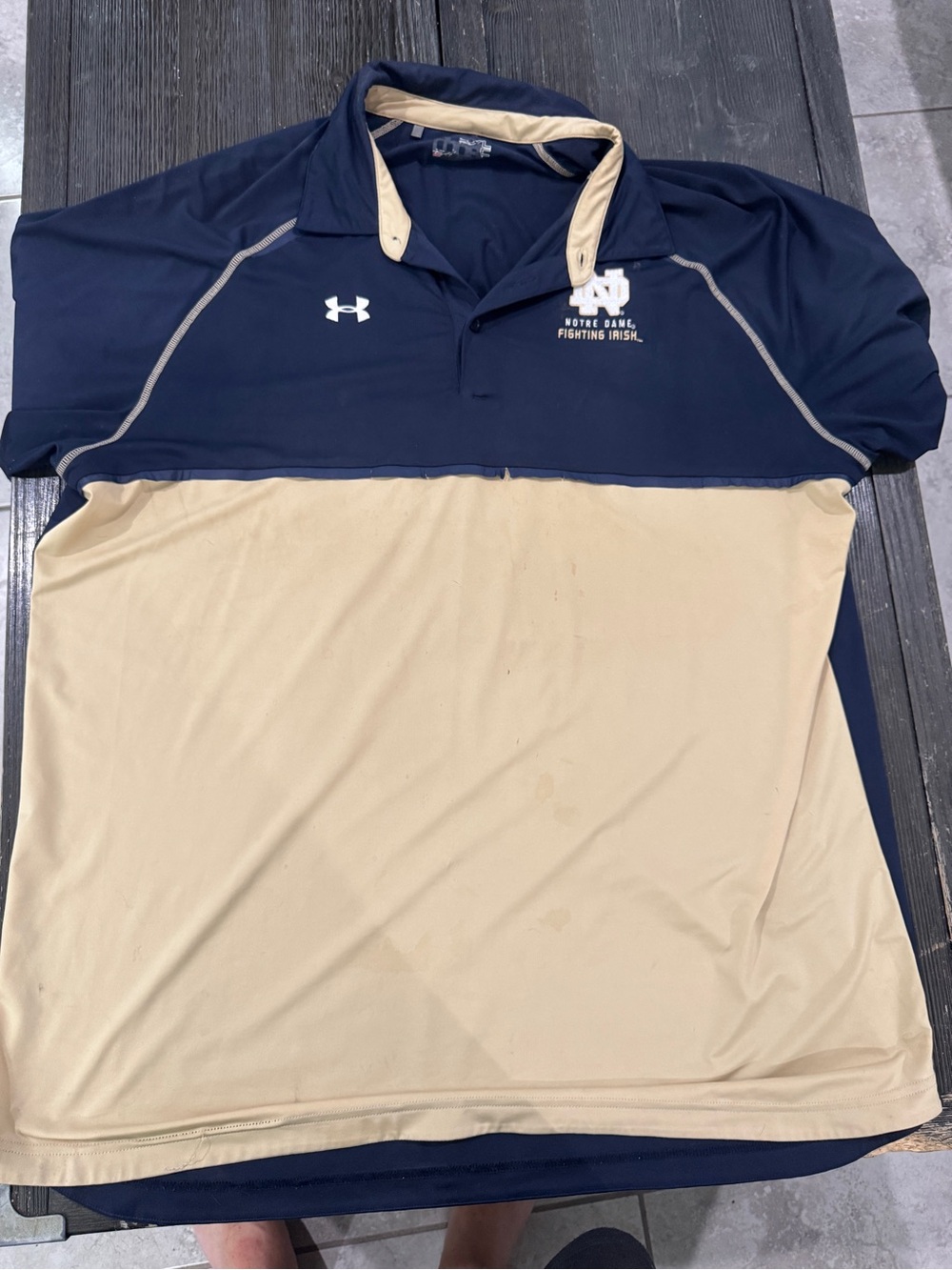Notre Dame Under Armour Polo